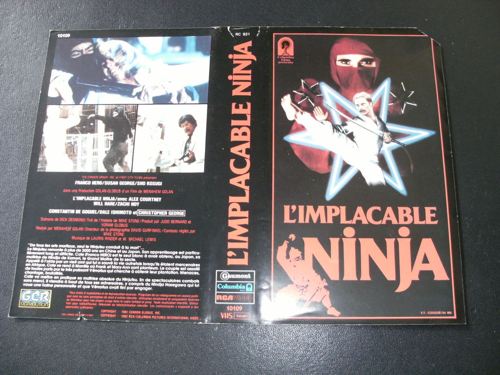 Film : &quot; L 'implacable ninja &quot; DVD et blu-ray