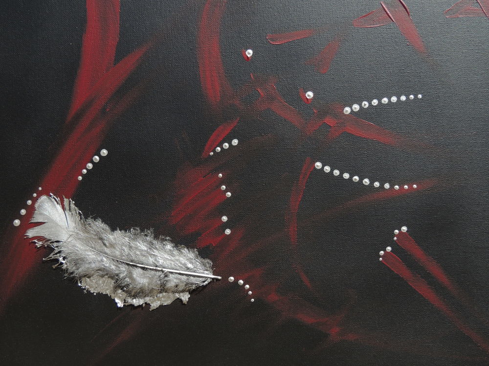 Peinture sur toile art abstrait Décoration