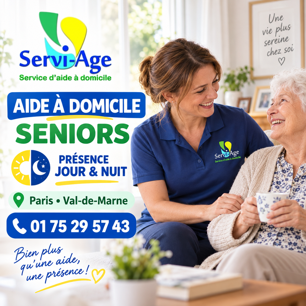   Aide à domicile AGRÉÉE pour seniors à Paris ? Un intervenant 