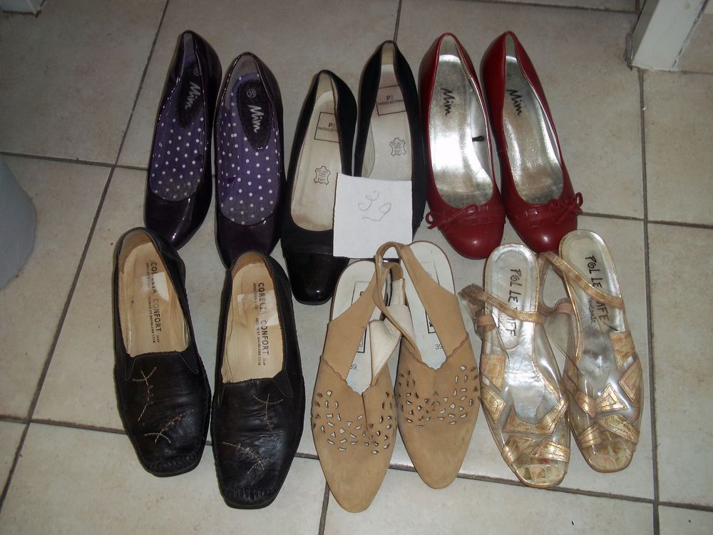 CHAUSSURES DIVERSES 38 et 39 Maroquinerie