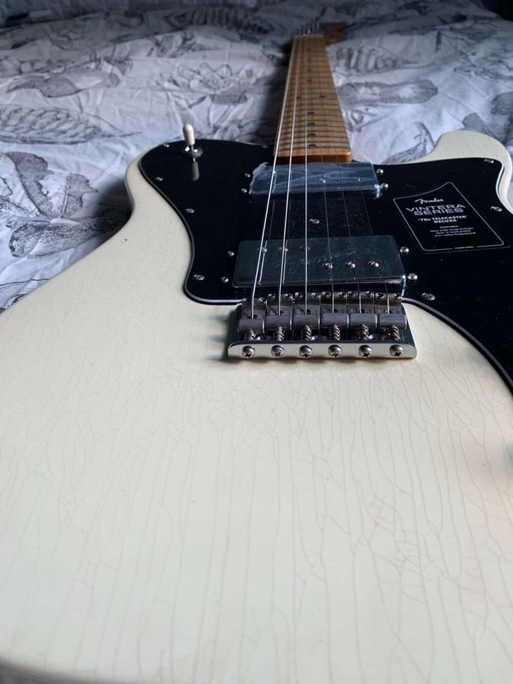 FENDER Road Worn '70s Telecaster Deluxe (MEX, MN) - olympic Instruments de musique