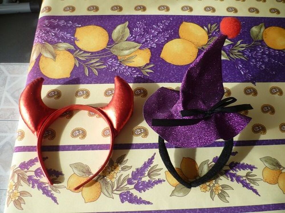 Serre-t&ecirc;te Sorci&egrave;re Diable Halloween D&eacute;guisement cosplay mod Vêtements