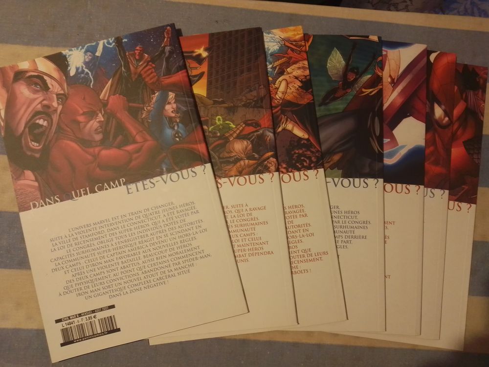 comics 7 N&deg;de Civil War Livres et BD