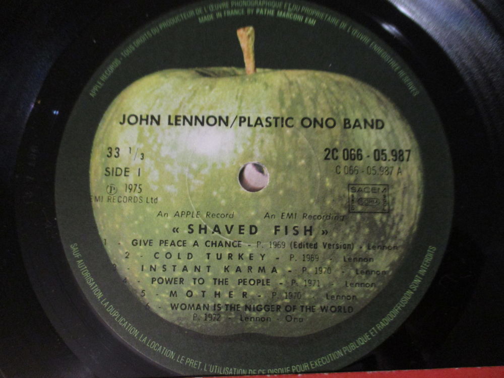 JOHN LENNON YOKO ONE 33 TOURS ROCK BEATLES CD et vinyles