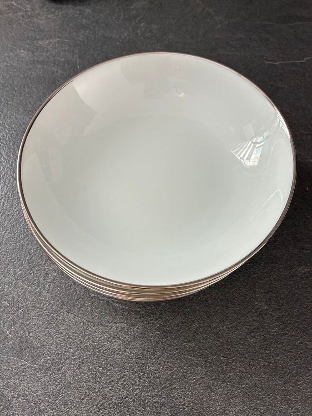assiettes porcelaine Cristal Bernardaud Dcoration