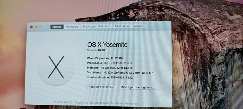 Imac Matériel informatique