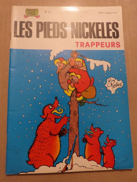 BD LES PIEDS NICKELES N° 41 TRAPPEURS 6 Brest (29)