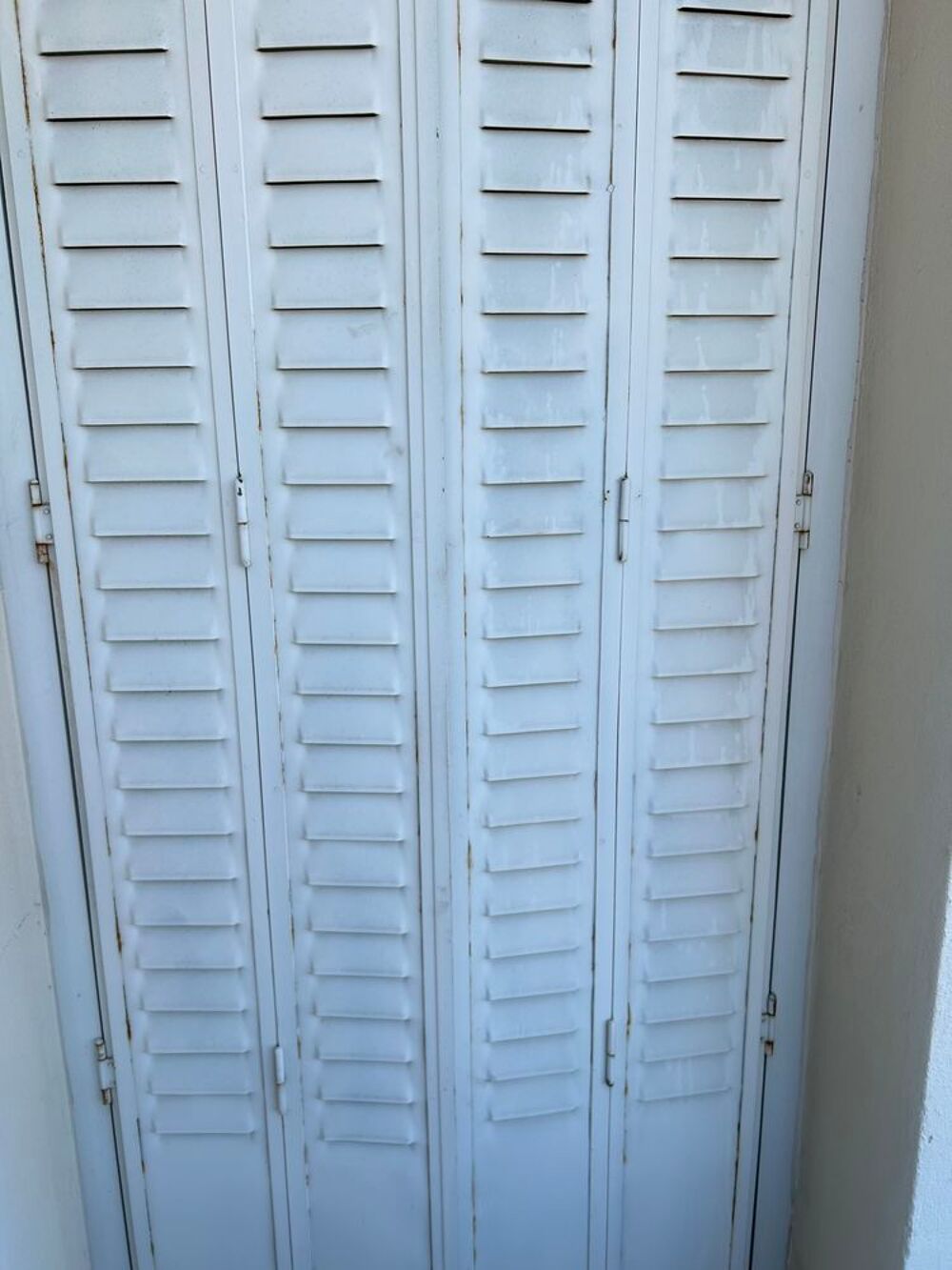 5 grands volets Haussmanien Luxe blanc art a la francaise Bricolage