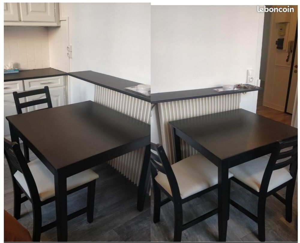 Table &agrave; manger Ikea + 2 chaises
Meubles