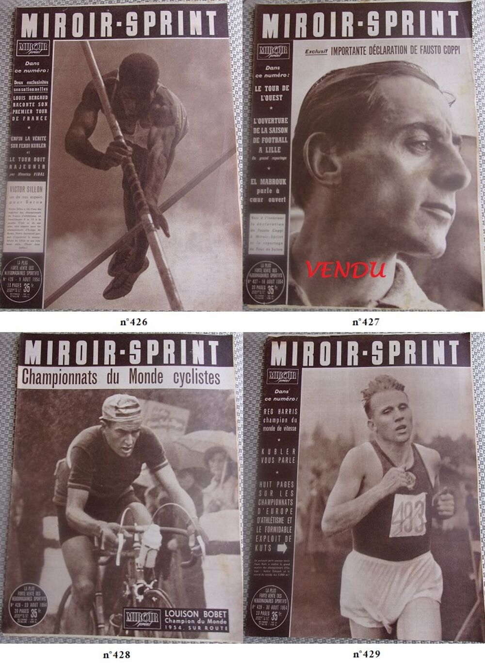 Miroir Sprint ann&eacute;e 1954 