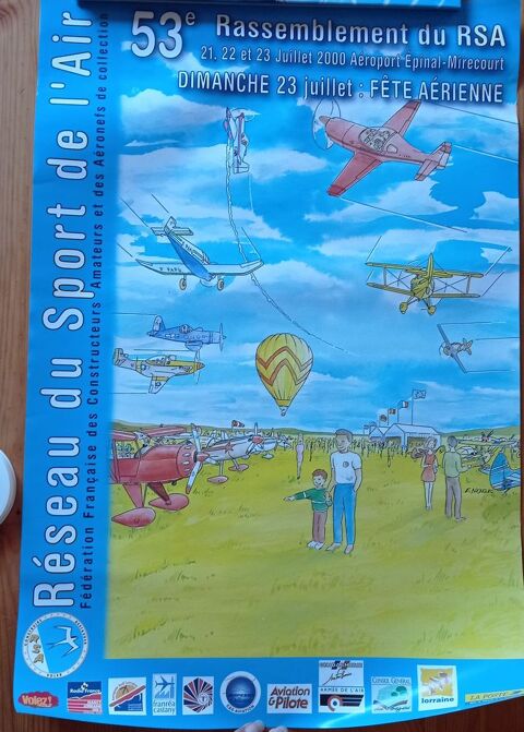 Affiche RSA 53 me meeting 2000 10 La Fert-Alais (91)