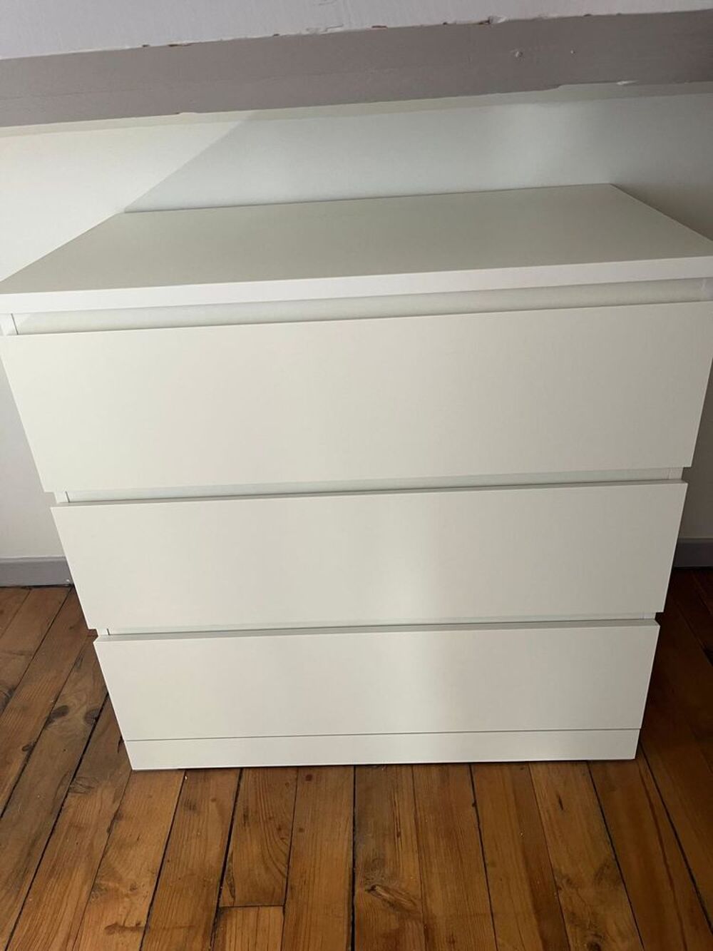 Commode 3 tiroirs blanc Meubles