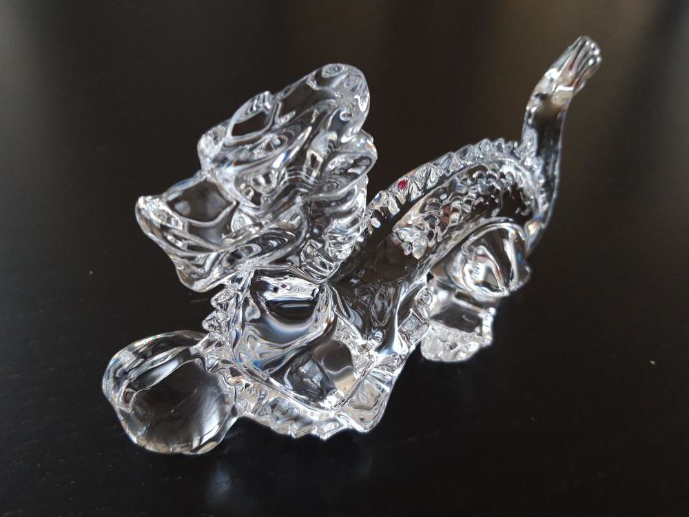 Dragon zodiaque chinois en cristal Baccarat 
