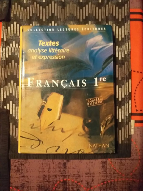 LIVRE FRANCAIS 1 ERE NATHAN 2001 2 Chaumont (52)