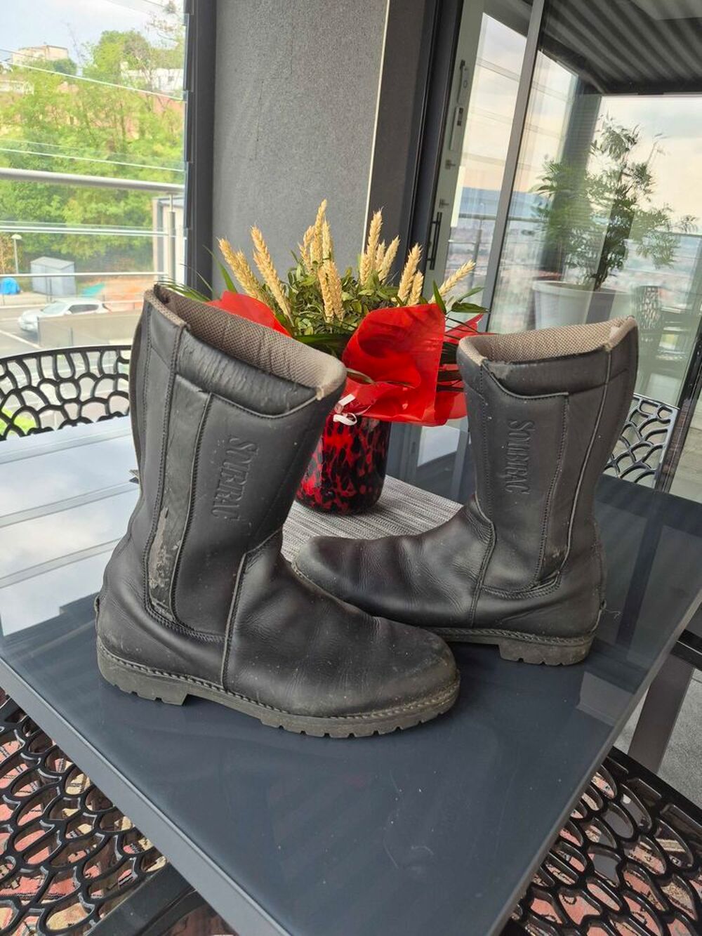 bottes Moto cuir Soulignac Sports