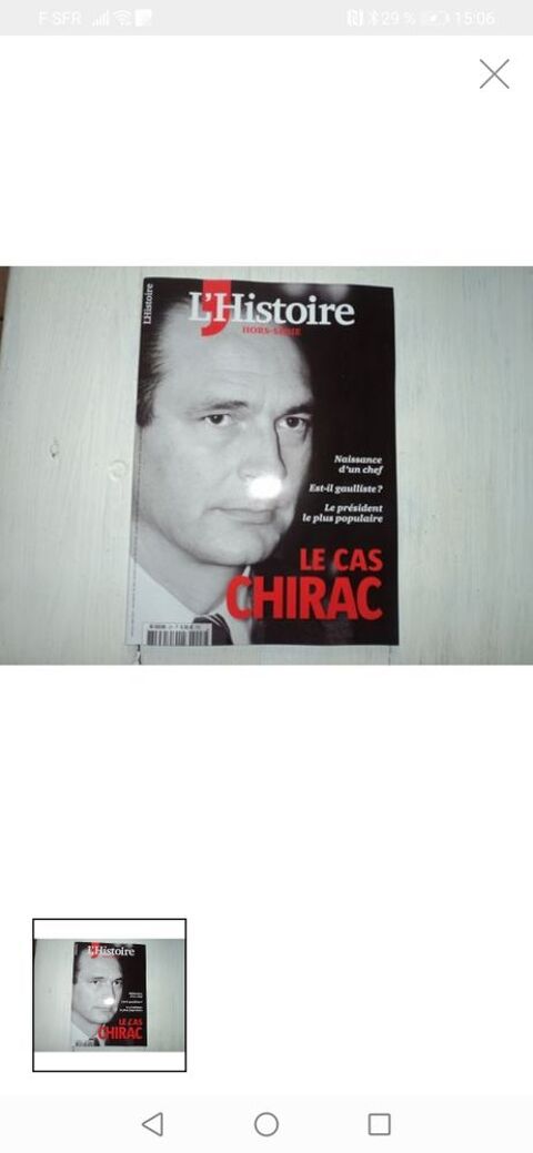 Revue l histoire chirac 2 Mulhouse (68)