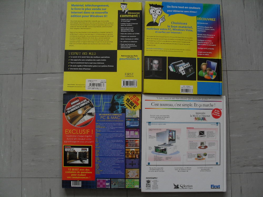 lot Livres et revues informatique internet pc micro Livres et BD