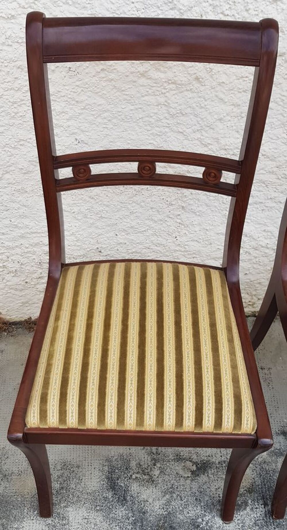 Lot de 4 chaises acajou Louis Philippe Meubles