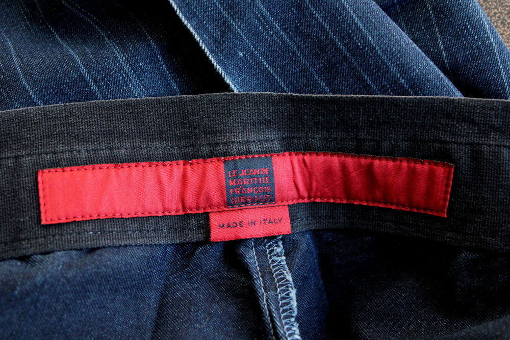 Pantalon court bleu denim MARITHE FRANCOIS GIRBAUD T.40 Vêtements