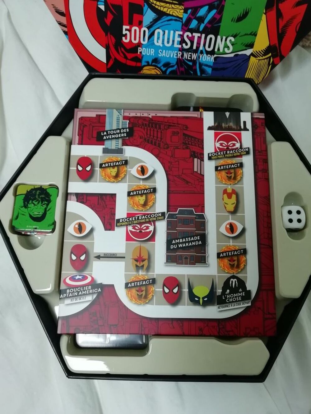 Marvel jeu de soci&eacute;t&eacute; grand quiz comme neuf Jeux / jouets