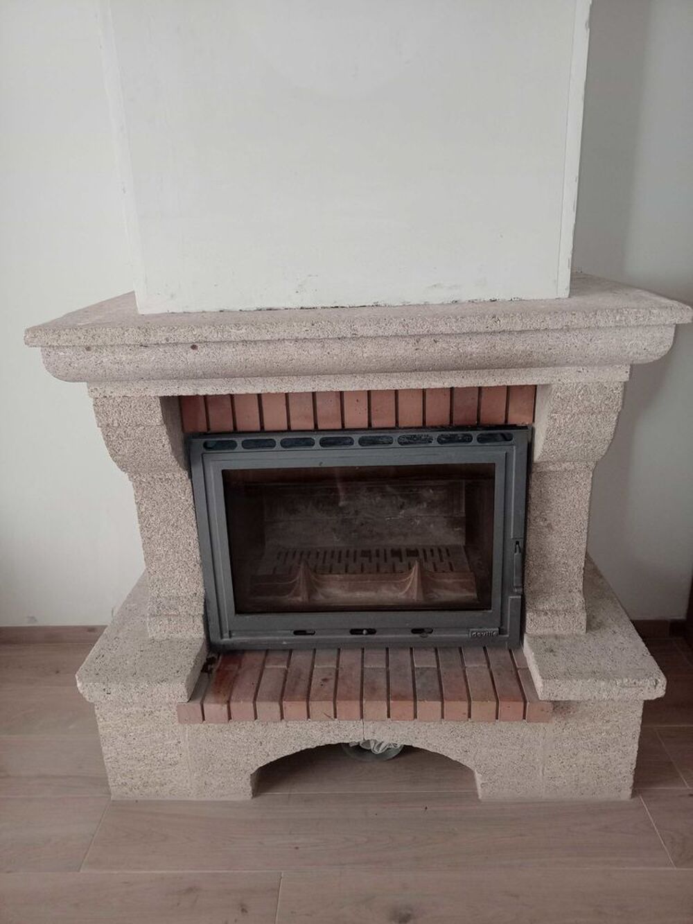 Chemin&eacute;e + insert Décoration