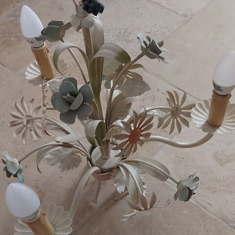 lustre metaldéco fleurs et feillages 20 Congénies (30)