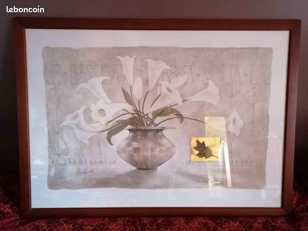 CADRE FLEURS DECORATION Décoration