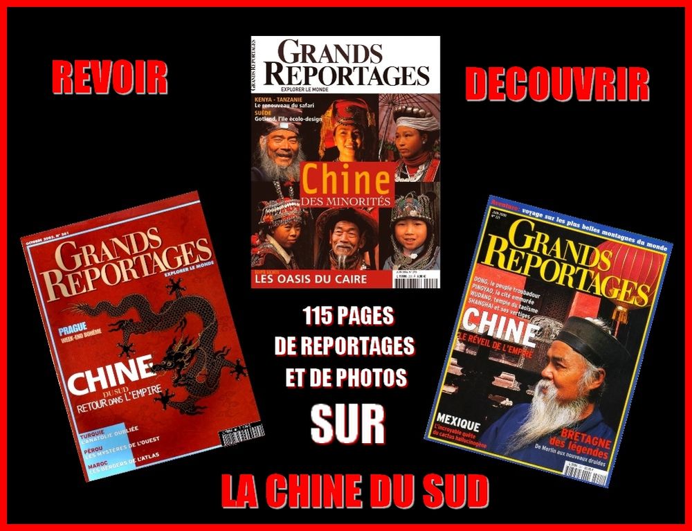 CHINE DU SUD -g&eacute;o -LIJIANG / prixportcompris Livres et BD