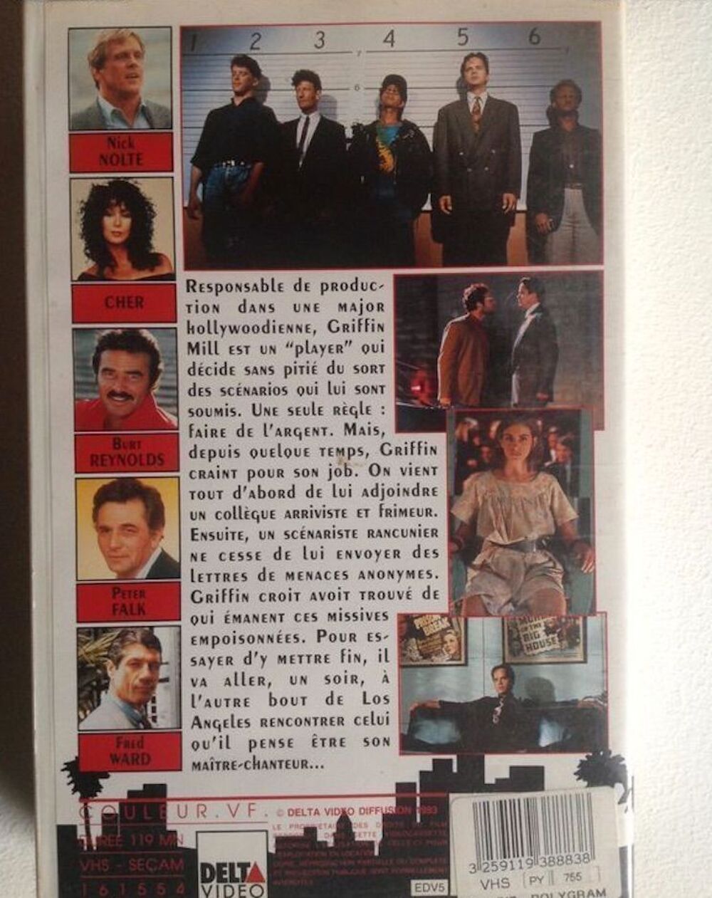 THE PLAYER FILM DE ROBERT ALTMAN k7 VIDEO Envoi Possible DVD et blu-ray