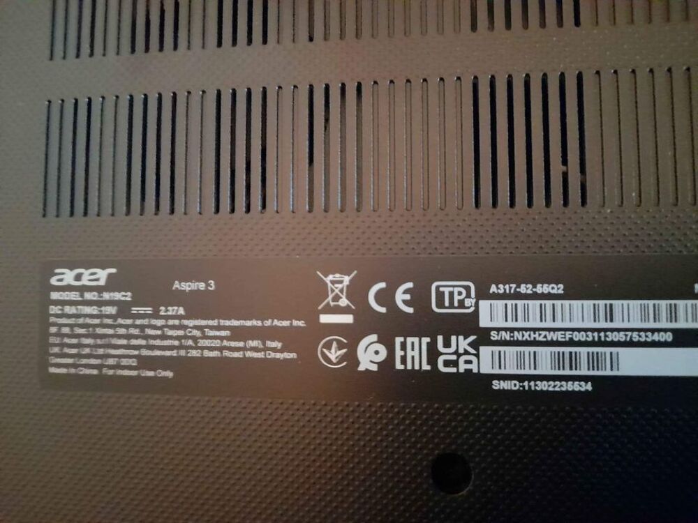 ordi portable acer aspire3 A317-52-55Q2 Matériel informatique