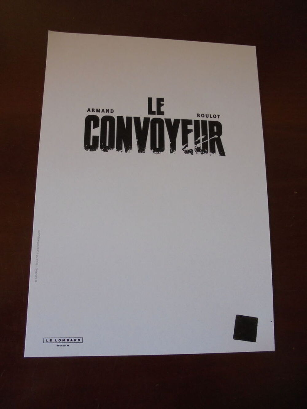 Carte "Le convoyeur" (105) 