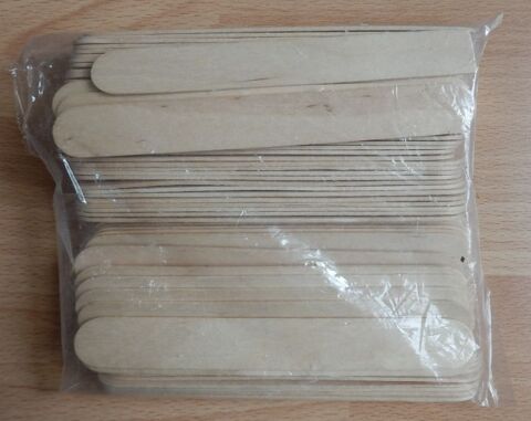 95 grands btonnets bois  155 mm x 18 mm x 1,8 mm NEUF 2 vry (91)
