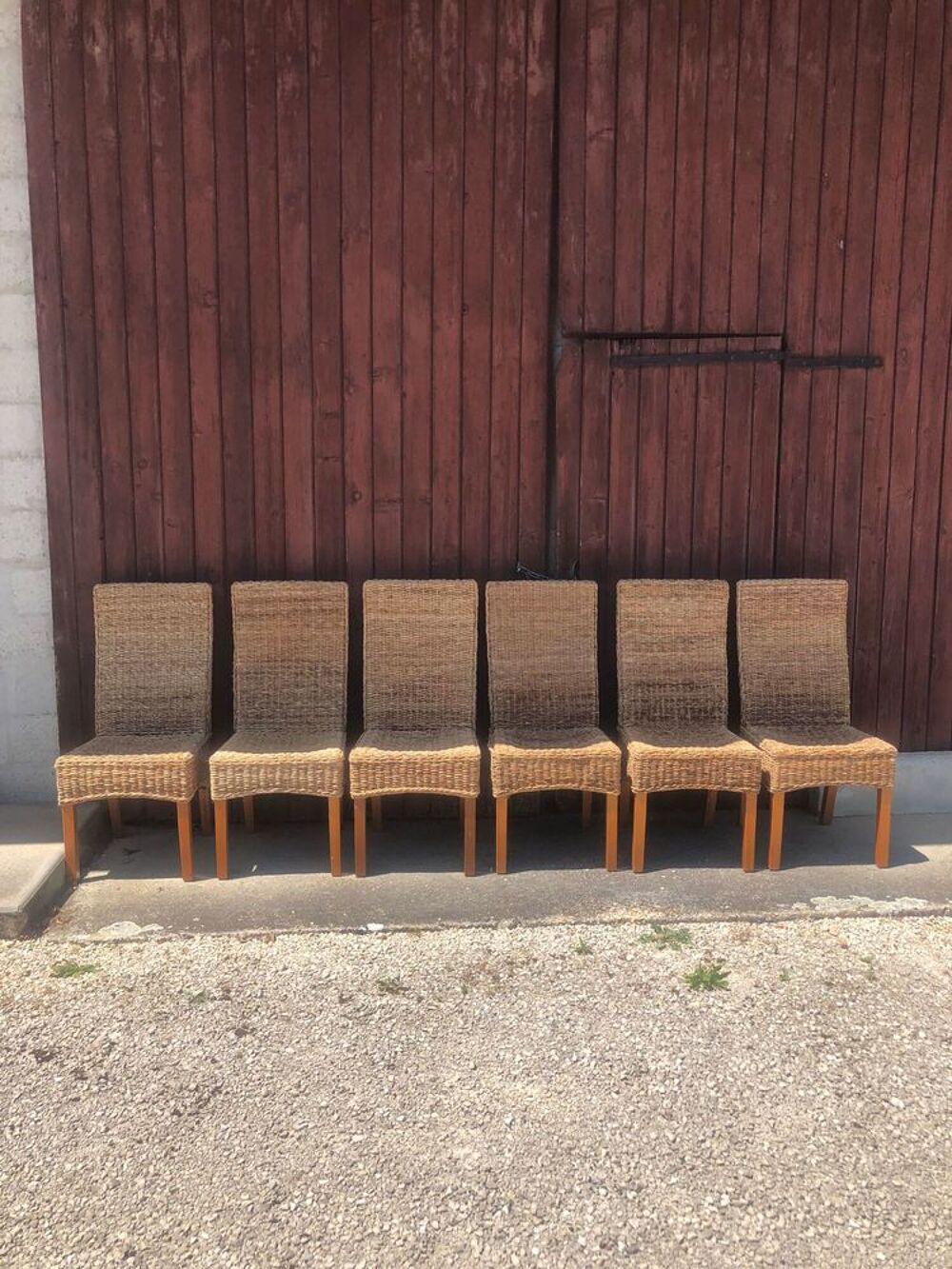 6 chaises de salle &agrave; manger Meubles