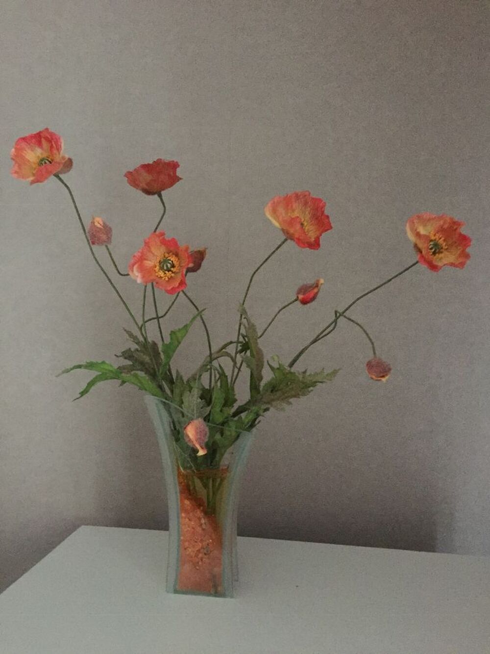 vase de fleurs en tissu I Décoration