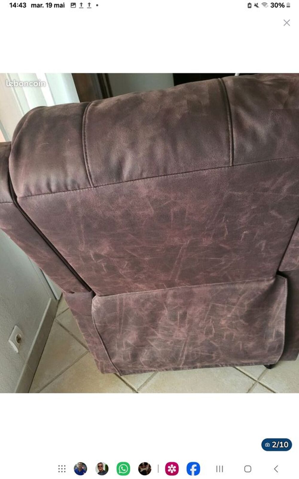 Fauteuil &eacute;lectrique releveur Meubles