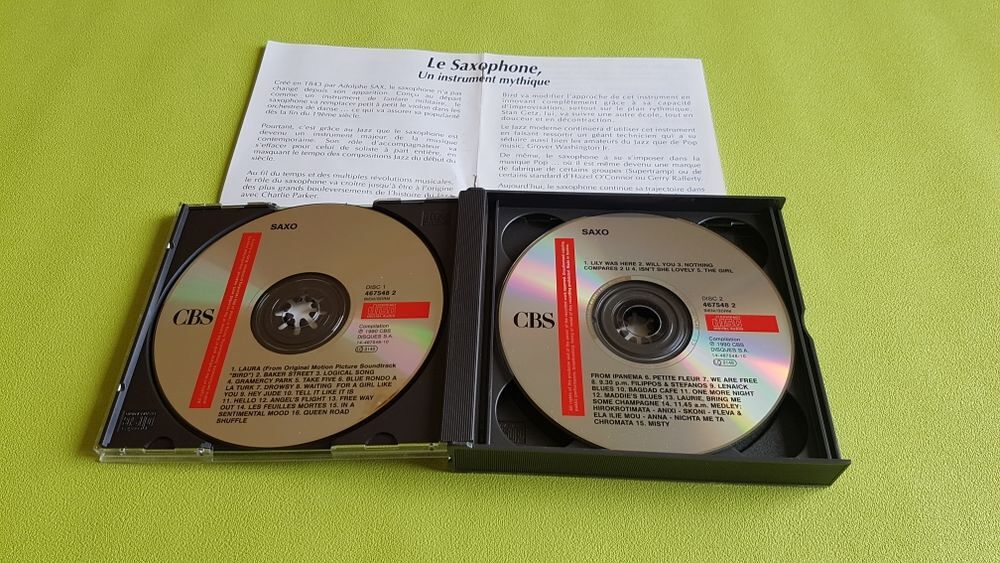 SAXO DOUBLE CD CD et vinyles