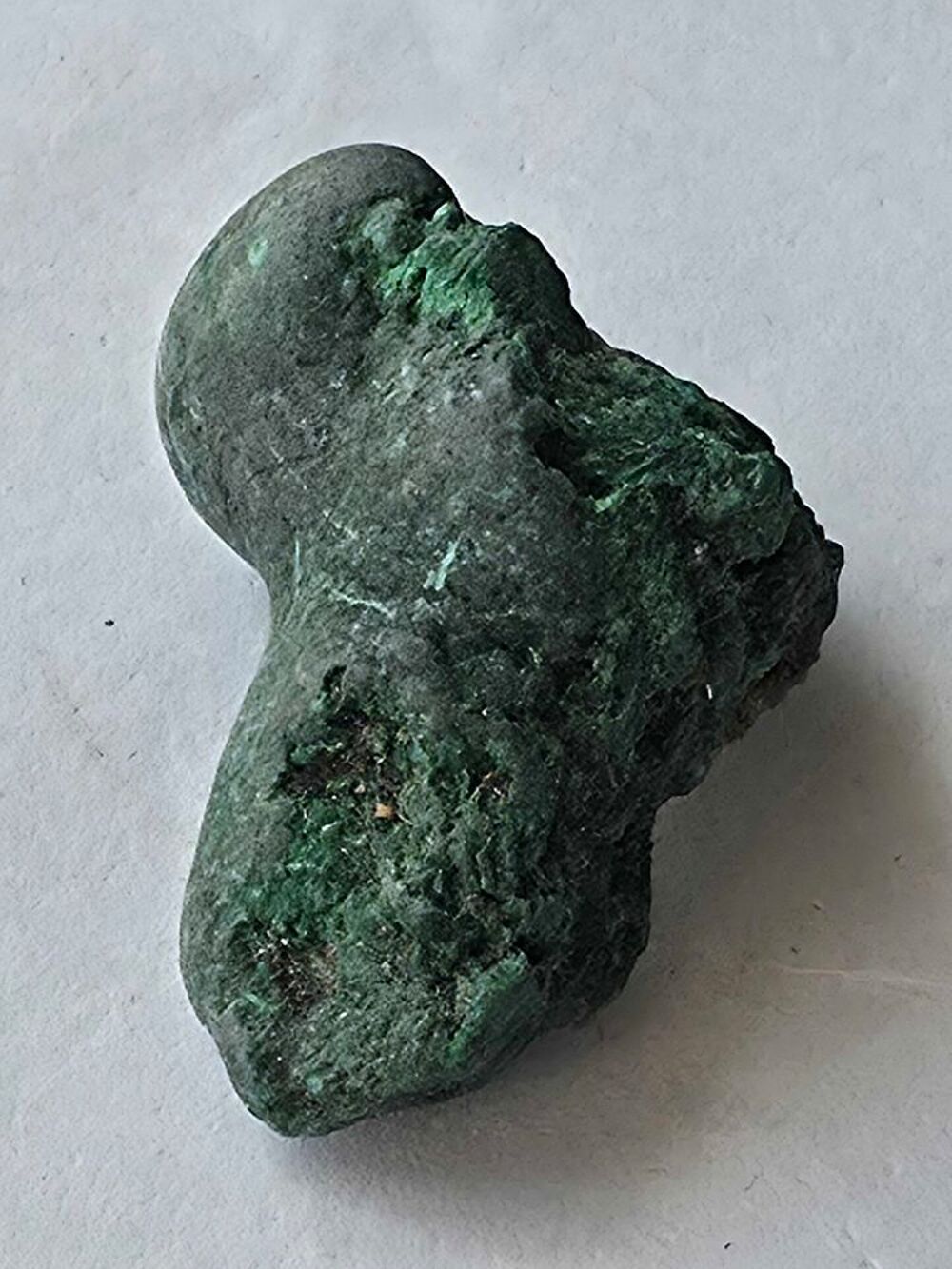 Malachite Stalactitique Brut Katanga RDC-Pierre de Collection 23g 