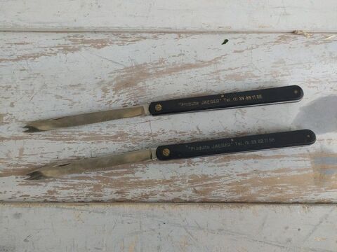 Anciens Couteaux Publicitaires Produits JAEGER  1 Loches (37)