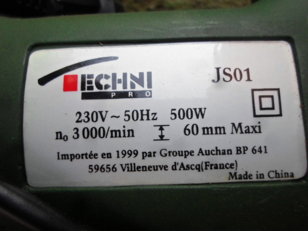 SCIE SAUTEUSE TECHNI Bricolage