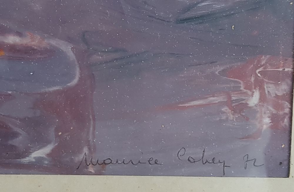 Tableau acrylique du peintre Maurice Cohen 