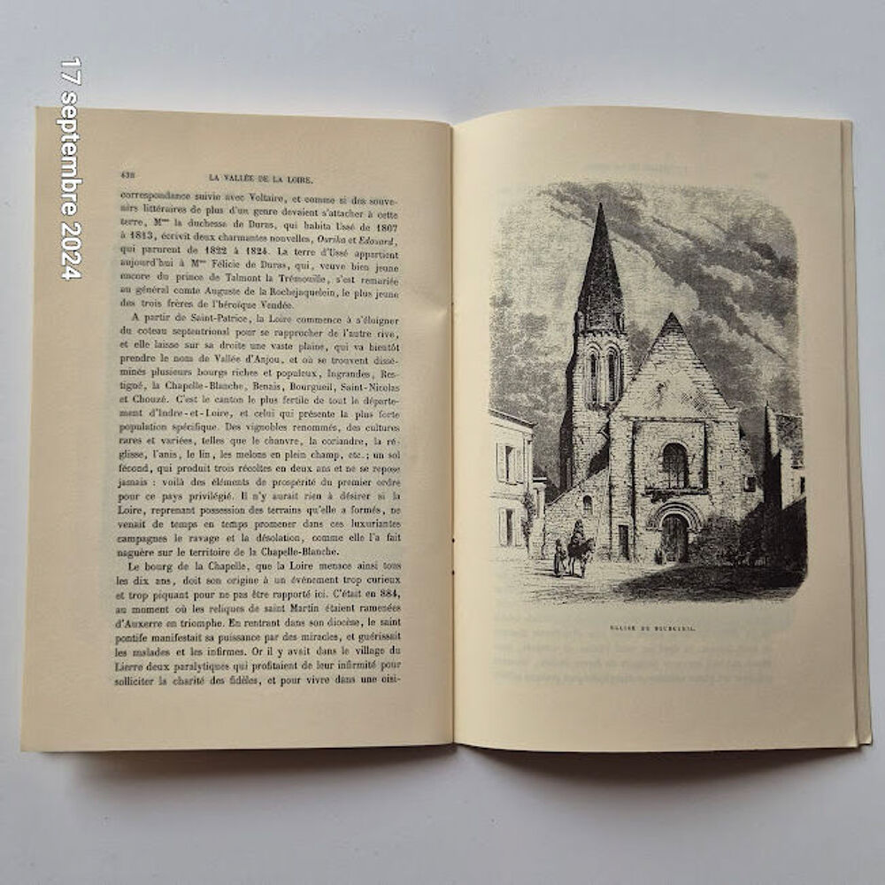 Promenades pittoresques en Touraine L'abb&eacute; C. Chevalier 1869 Livres et BD