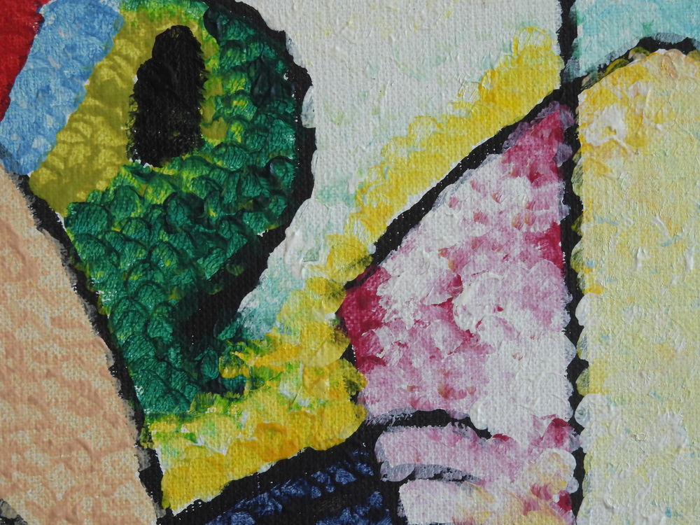 Tableau acrylique sur toile - L'oiseau Décoration