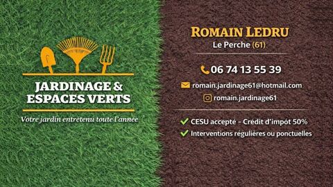 Jardinier CESU (50% cr&eacute;dit d'imp&ocirc;t) Mortagne-au-Perche 0 61400 Mortagne-au-perche