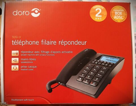 NEUF ! Triplon T�l. filaire + r�pondeur D O R O 916 i c  r 20 Bourges (18)