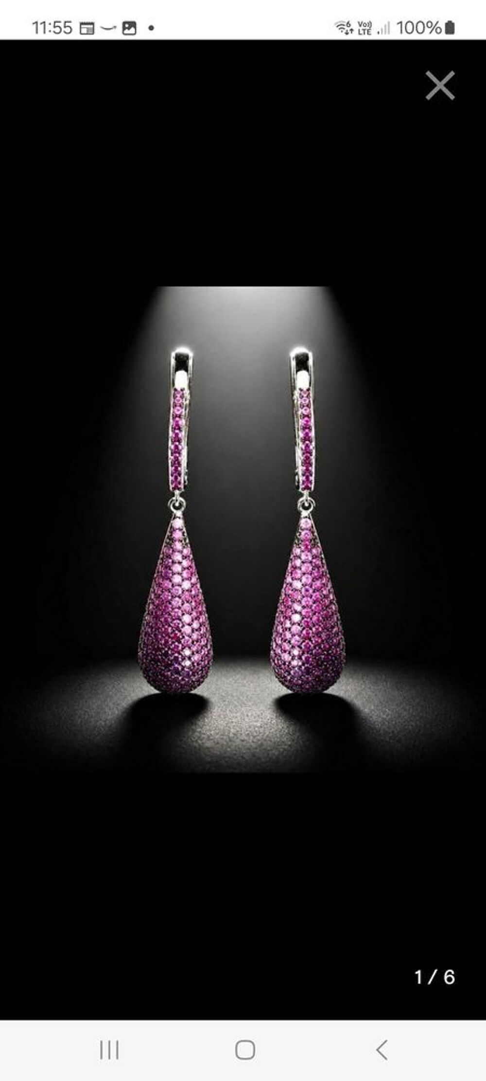 boucles d'oreilles pendantes 