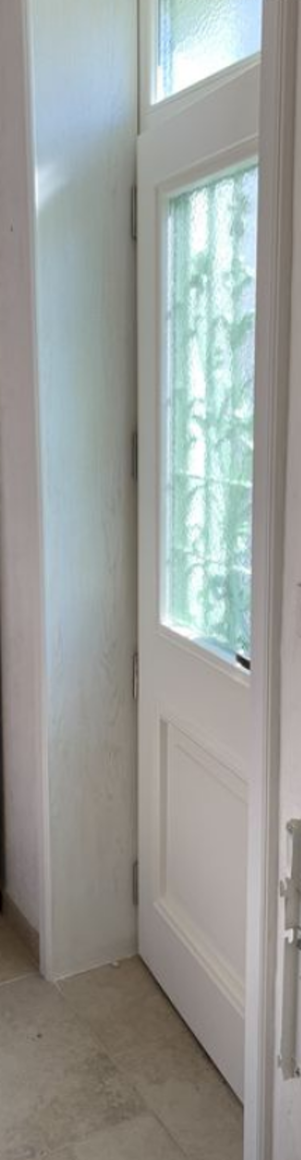 Porte d'entr&eacute;e en ch&ecirc;ne massif grille en fonte d'&eacute;poque Bricolage