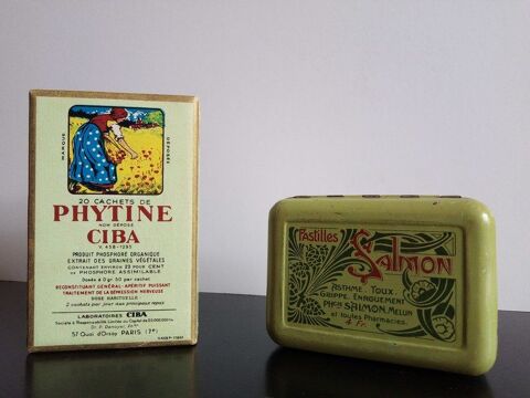 BOITES MEDICAMENTS ANCIENNES 6 La Celle-sur-Morin (77)