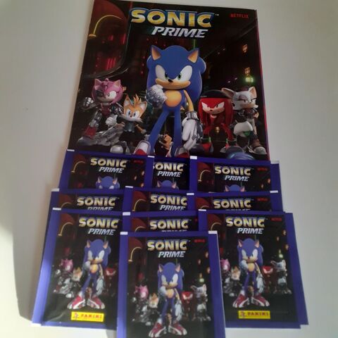 Album Panini  Sonic Prime + 10 pochettes 5 Bo�n (42)