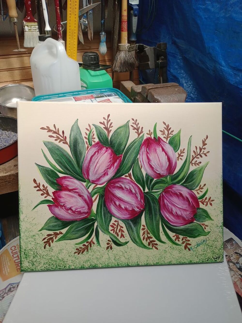 Tableau - d&eacute;coration - peinture acrylique Décoration