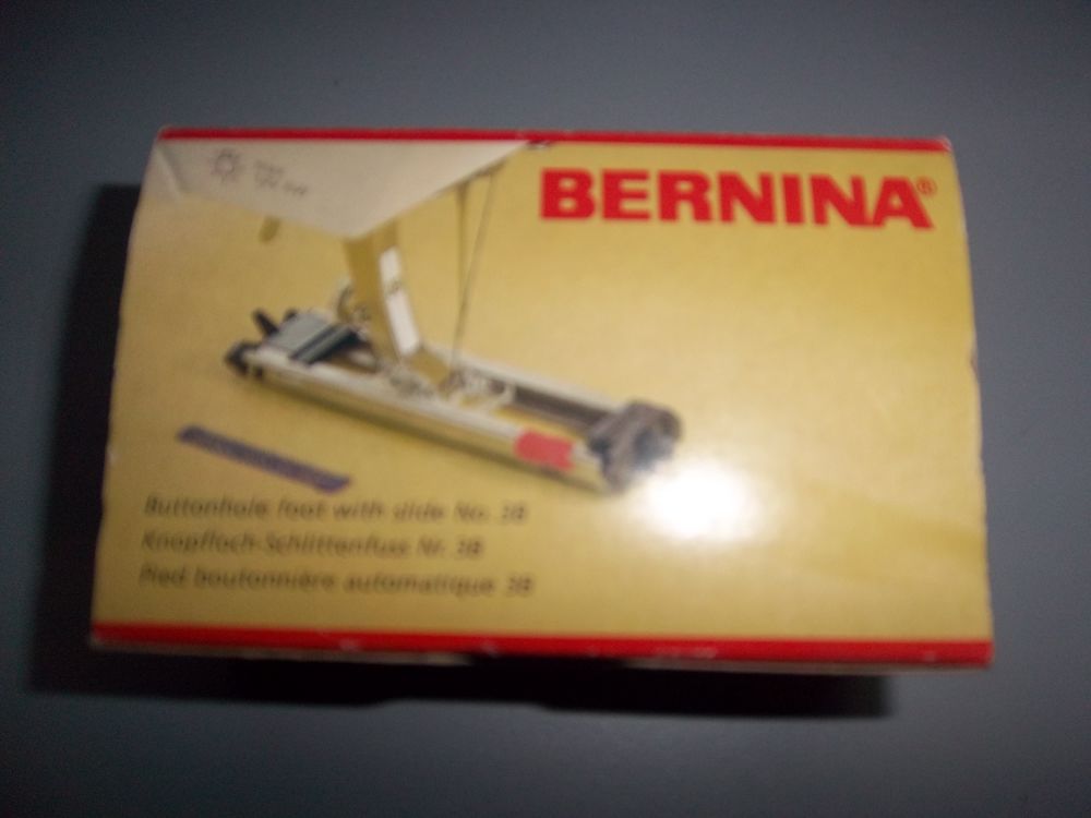 pied boutonni&egrave;re automatique Bernina 3B Bricolage